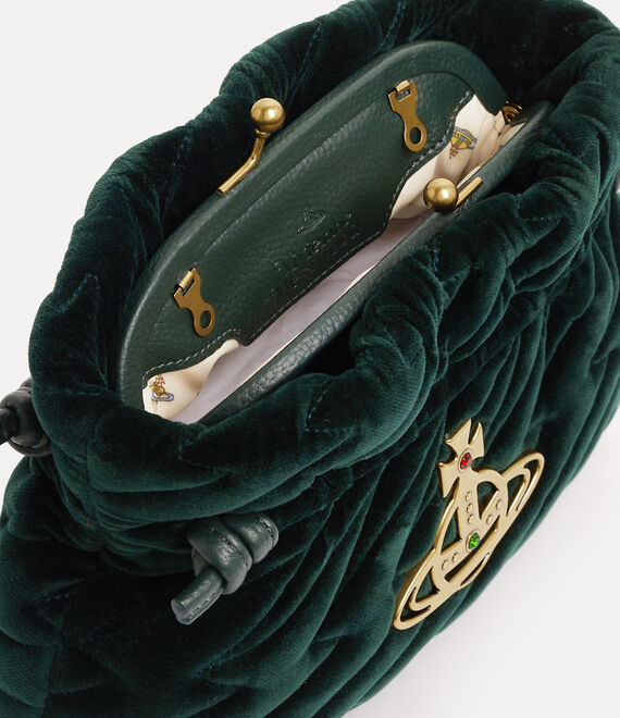 Vivienne Westwood eva small clutch in green